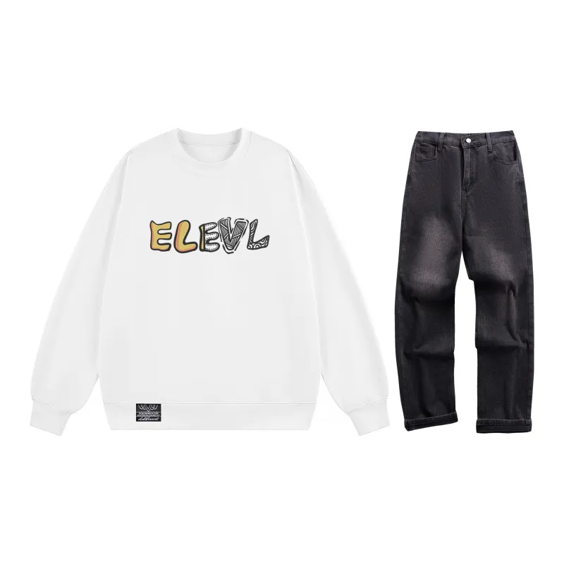 LEVEL Sweatshirt Sets Unisex-3