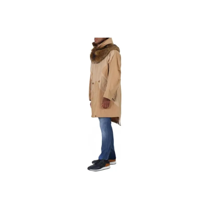 Burberry Coats Men Brown-4