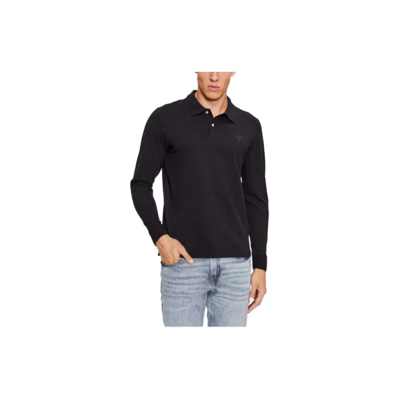 GUESS Polo Shirts Men Black-2