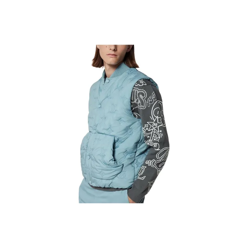 LOUIS VUITTON SS23 Vest Men's Blue-3