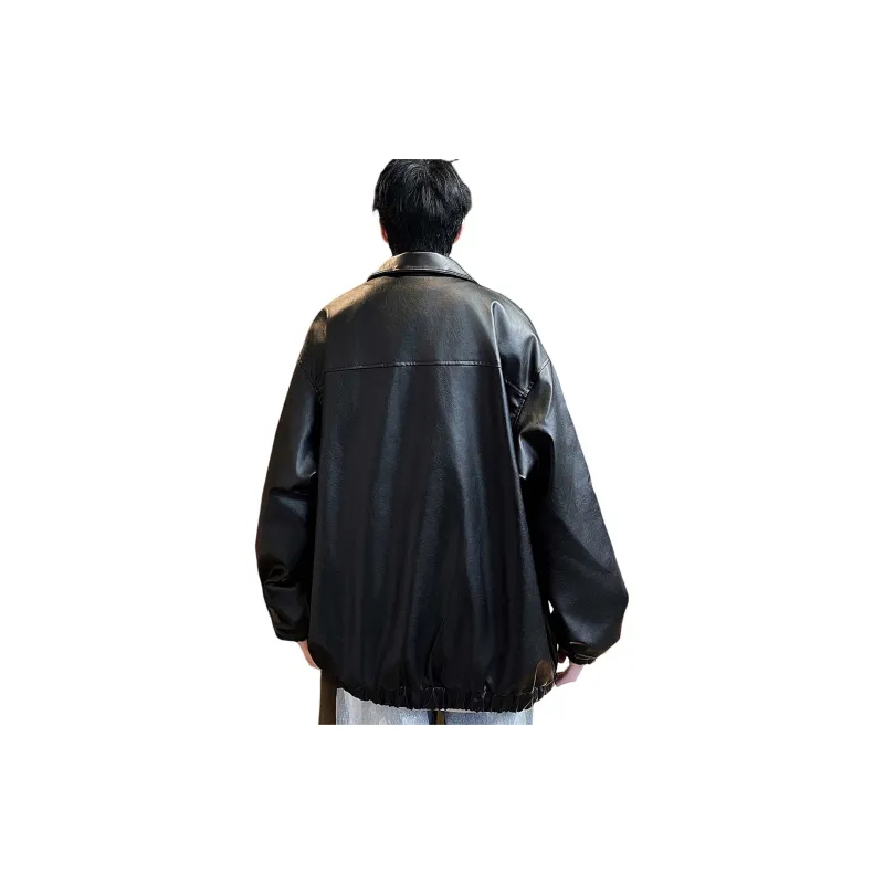 EOOVEN Leather Jackets Unisex-3