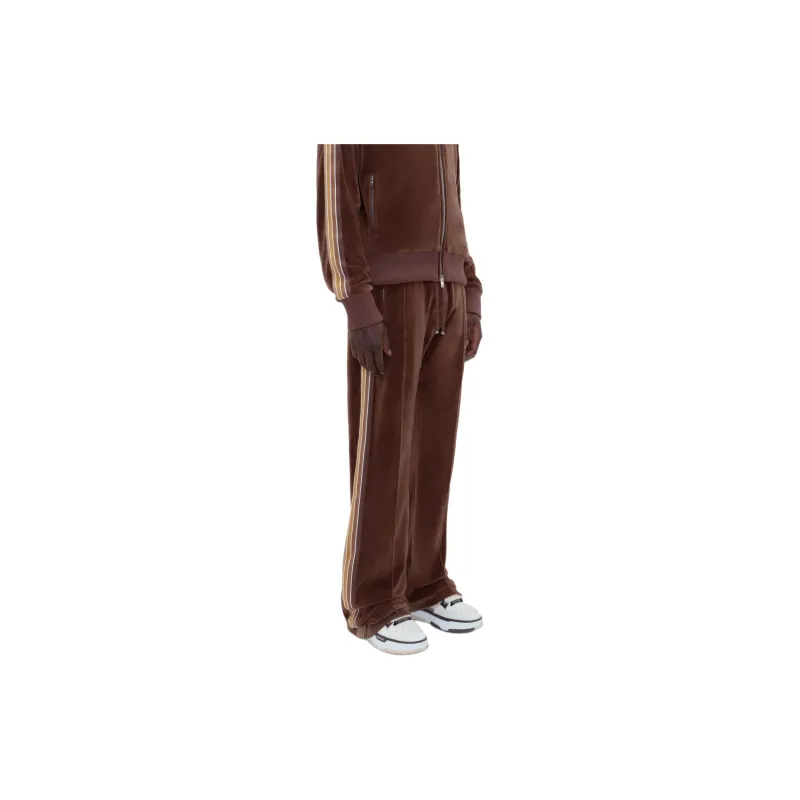 AMIRI Stack Monogram Velvet Track Pants-3