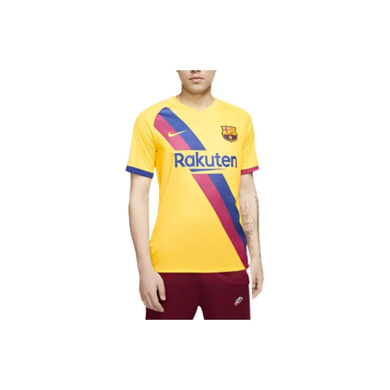 Nike Soccer Jersey Men's Yellow-2