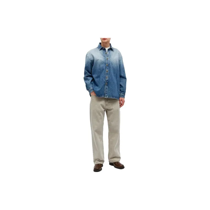 424 Gradient effect Denim Shirt-1