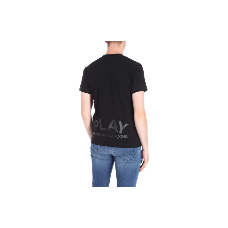 Comme Des Garcons Play Women's Double Hearts T shirt-3
