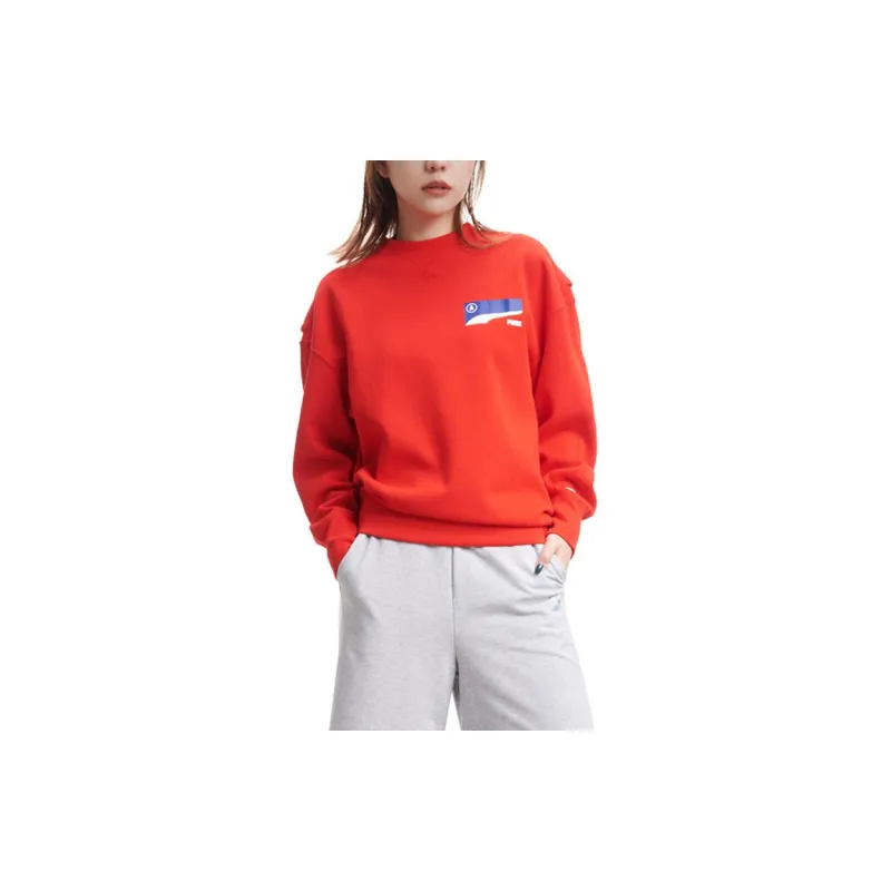 Ader Error X PUMA Power Sweatshirts Unisex China Red-2