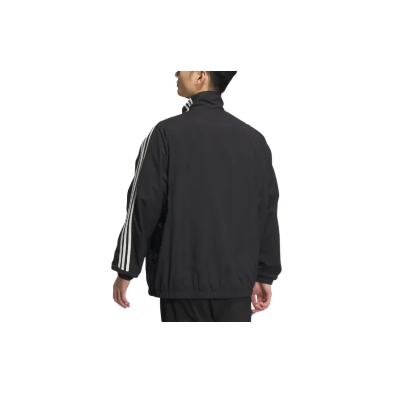 Adidas 3 Stripes Jacket Unisex Black-4