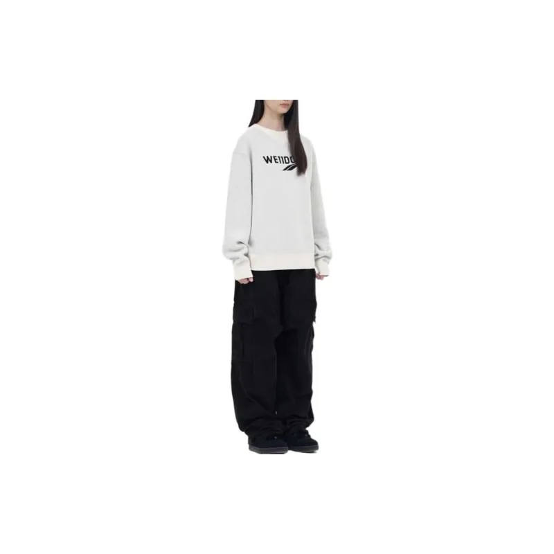 WE11DONE Logo Intarsia knit Crew neck Jumper-3