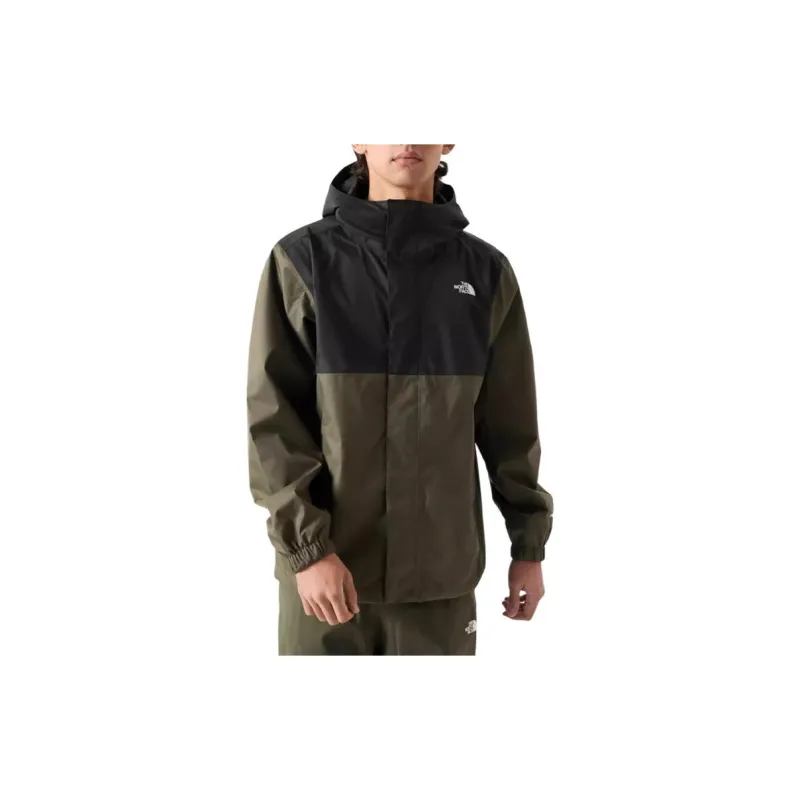THE NORTH FACE City Outdoor Collection Hiking Waterproof And Windproof Windbreaker Jacket Men's Black Green Multicolor-1