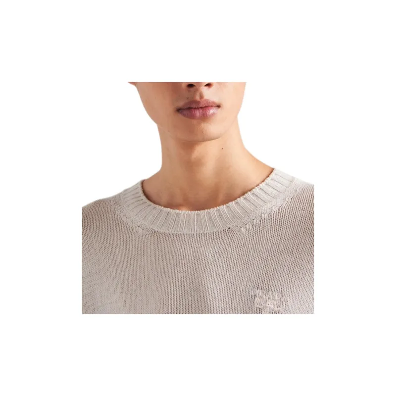 PRADA SS24 Cashmere Sweater Men's White-5