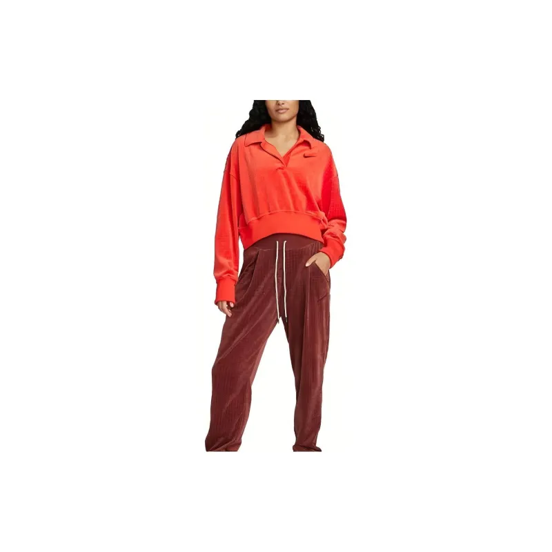 Nike Polo Shirts Women's Spicy Red-2