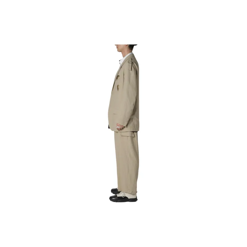 Yohji Yamamoto Y's For Men FW24 Jackets & Coats Men's Light Umber-4