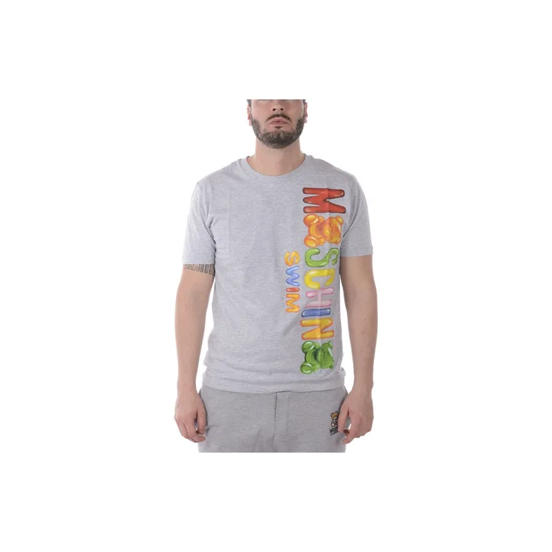 MOSCHINO T Shirts Men Gray-2