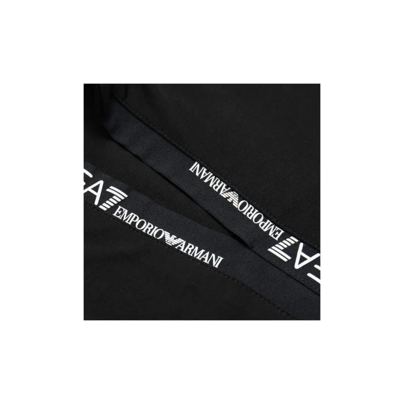 EMPORIO ARMANI EA7 SS24 Polo Shirt Men's Black-3