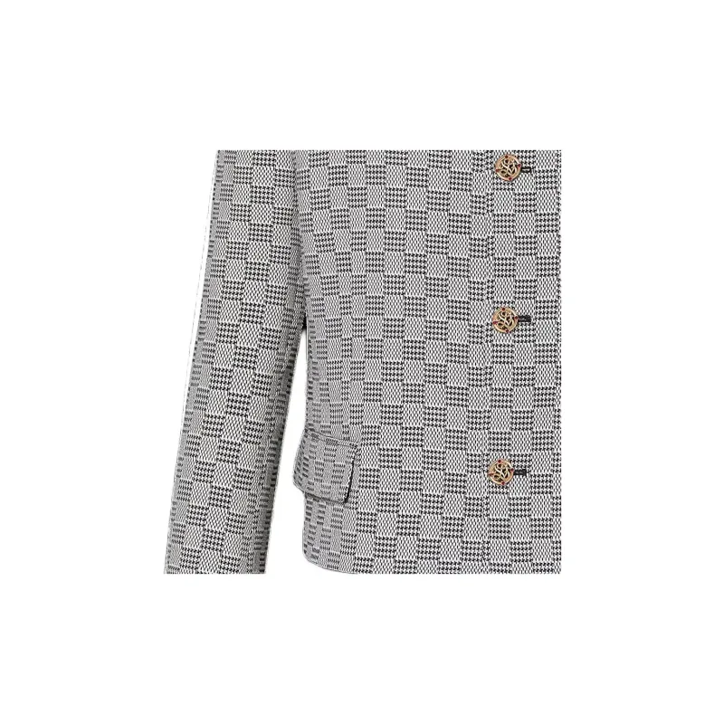 LOUIS VUITTON Damier Hounds Tooth Officer Jacket-3