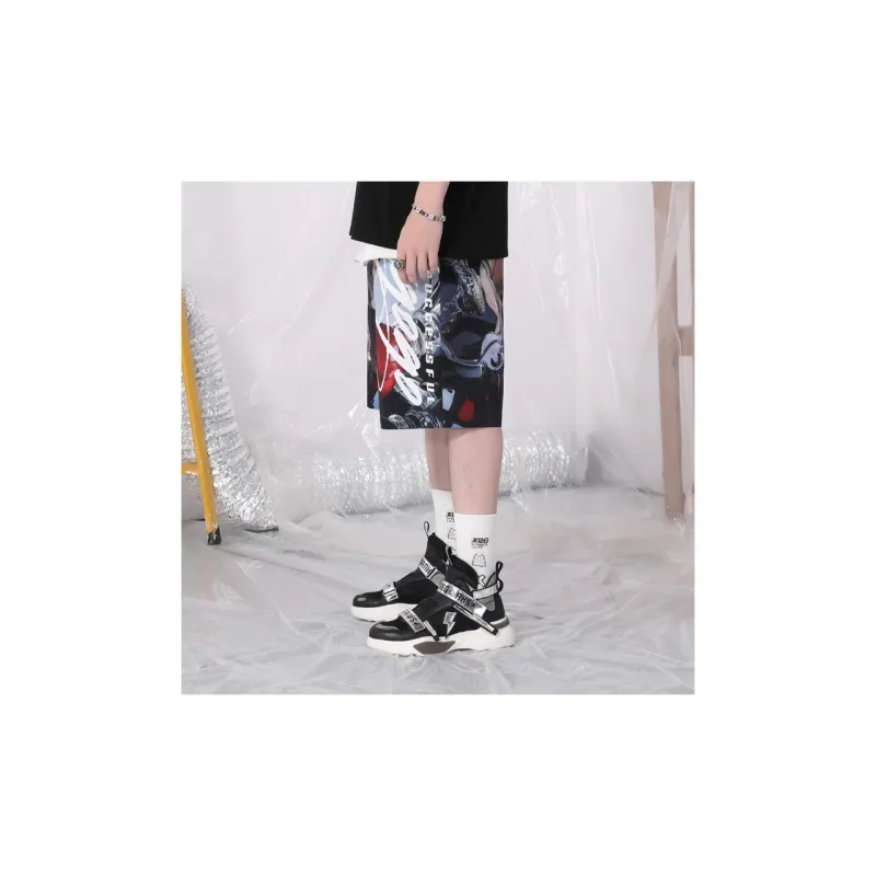 XXGOGO Casual Shorts Unisex Dazzling Print-4