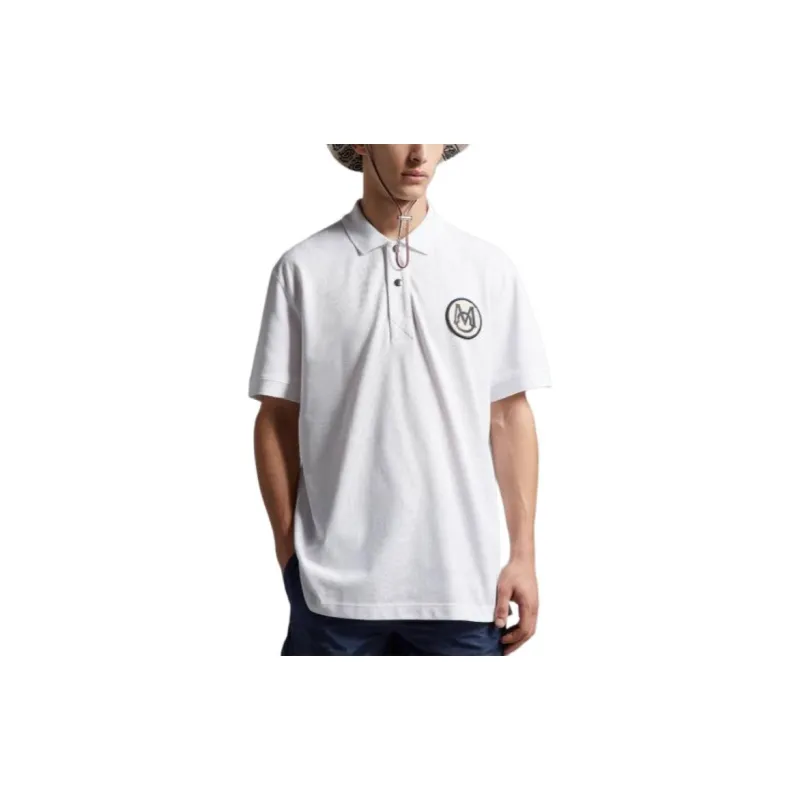 Moncler SS23 Polo Shirt Men's White-1