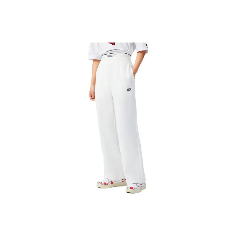 LiNing Sports Fashion Collection Casual Pants Unisex White-2