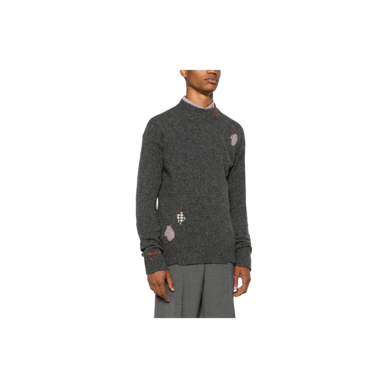 MARNI Striped Mohair Sweater-3