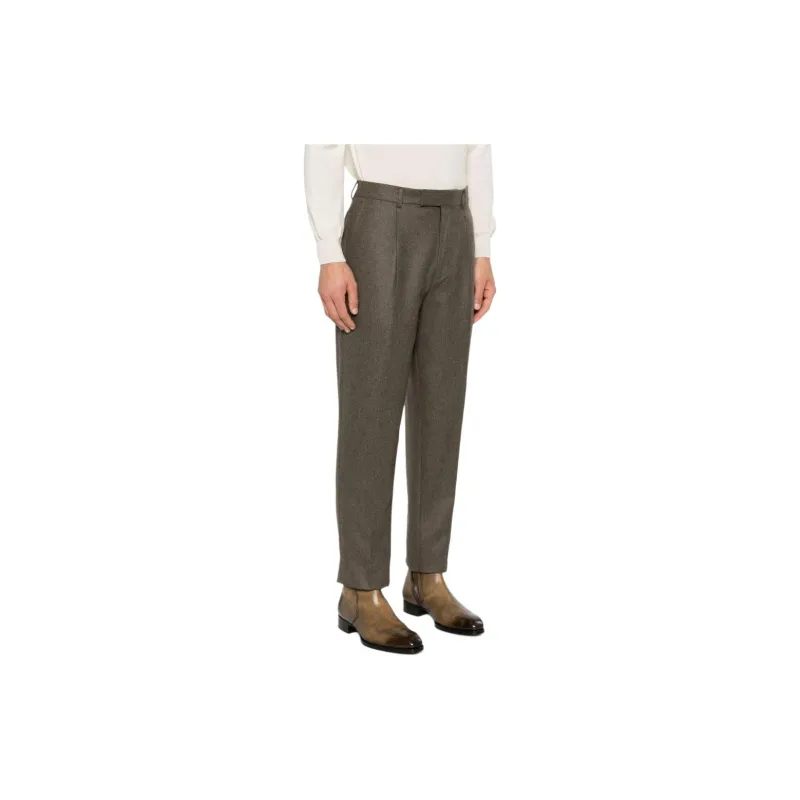 Zegna FW24 Suit Trouser Men's _Nsec Medium Brown-3
