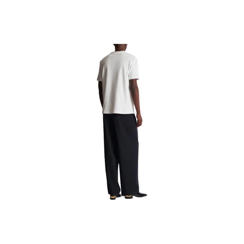 BALMAIN Logo Printed Crewneck T Shirt-1