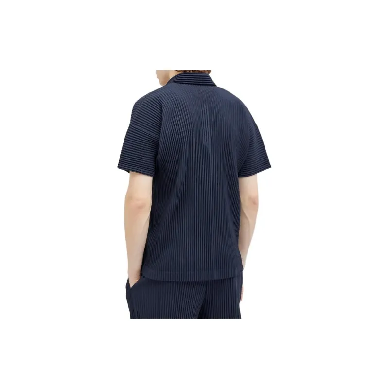 ISSEY MIYAKE Polo Shirt Men Marine Blue-2