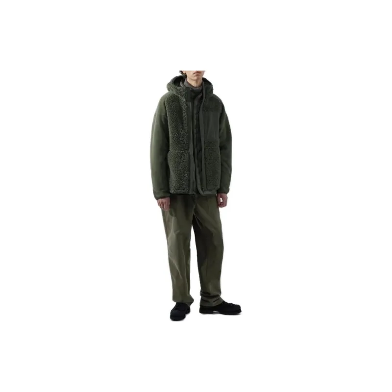 White Mountaineering X UNIQLO Sweatshirts Unisex Dark Green-3
