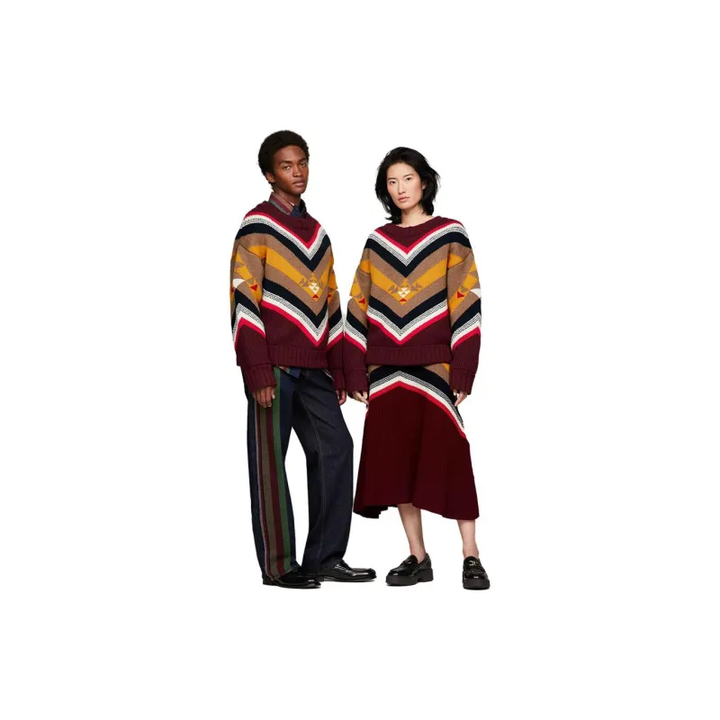 Tommy Hilfiger Sweater Unisex Multicolor Stripes-1
