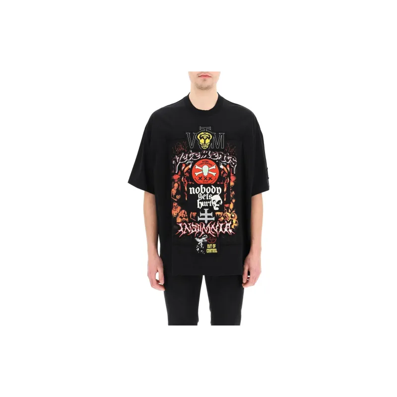 Vetements Metal Patched Logo T Shirt-1