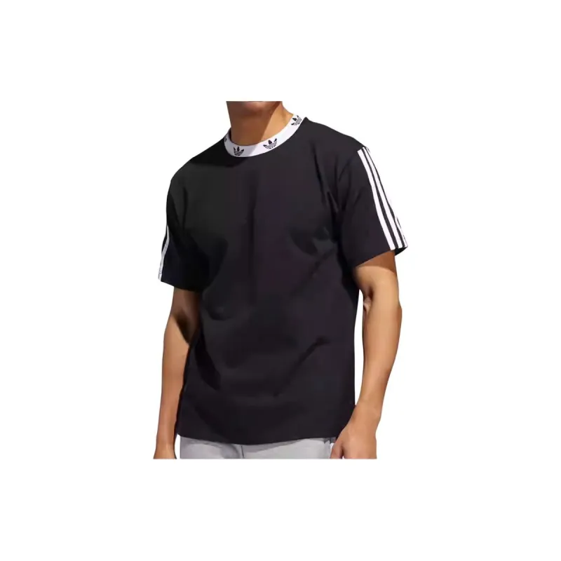Adidas Originals T Shirts Men Black-2