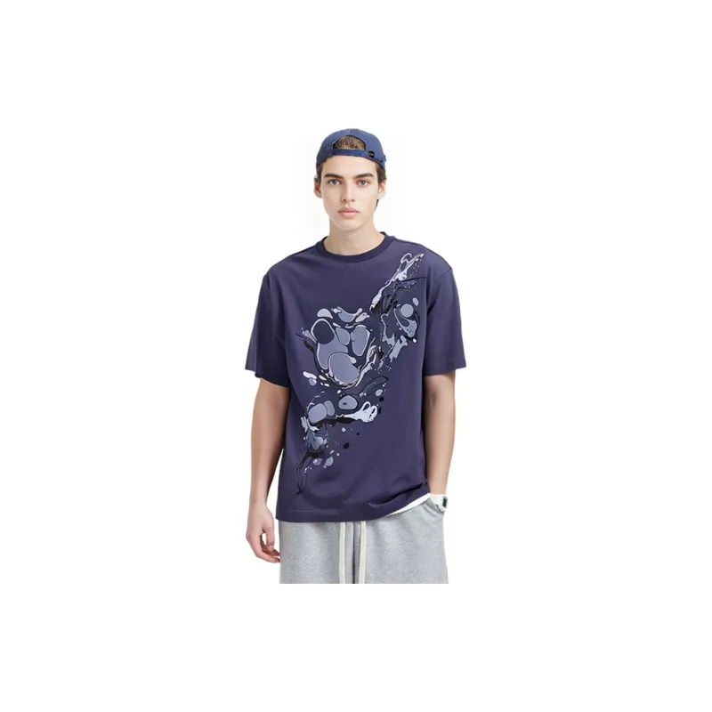 Zzegna T Shirts Men Blue-2