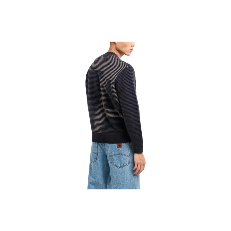ARMANI EXCHANGEAE FW24 Knitwear Men's Navy-2