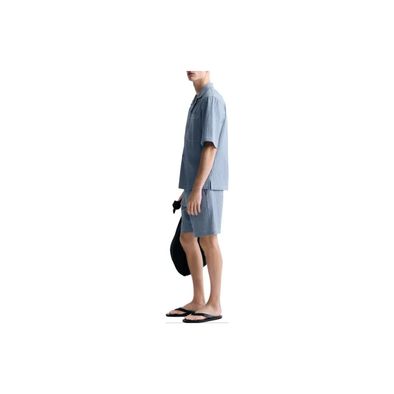 ZARA Shirts Men Sky Blue-4