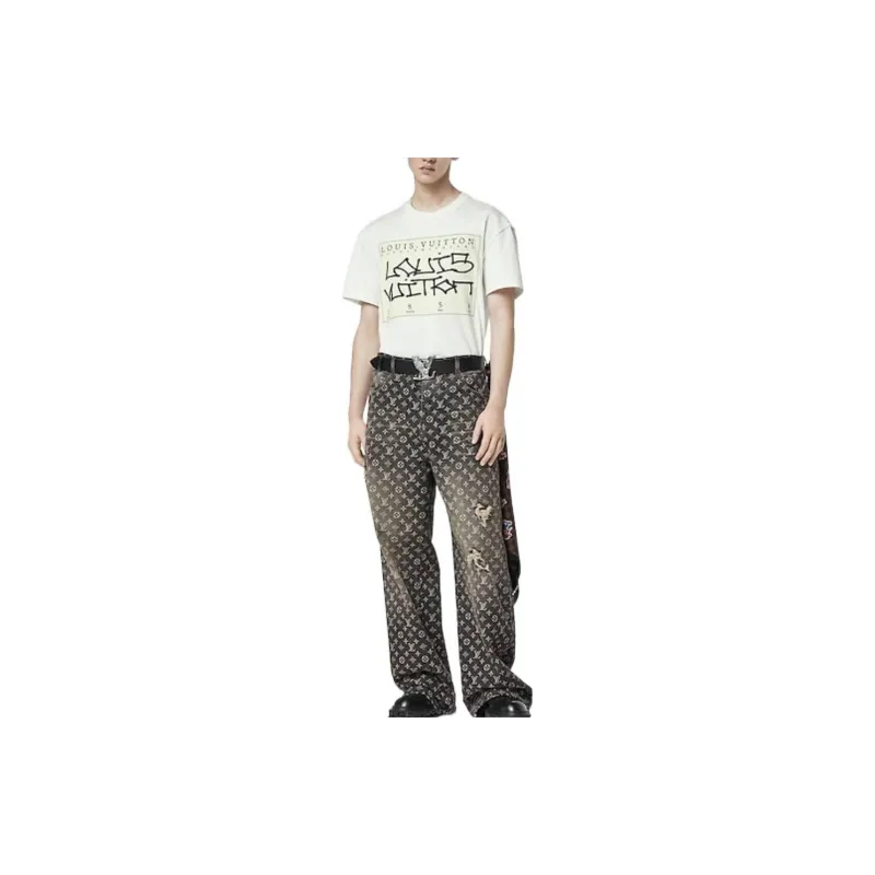 LOUIS VUITTON T Shirt Men's White-2
