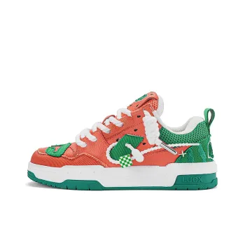 LUCX Anti Slip And Wear Resistant Breathable Low Top Skateboard Shoes Unisex Watermelon Red