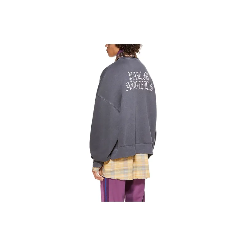 PALM ANGELS Burning Head Crewneck-6