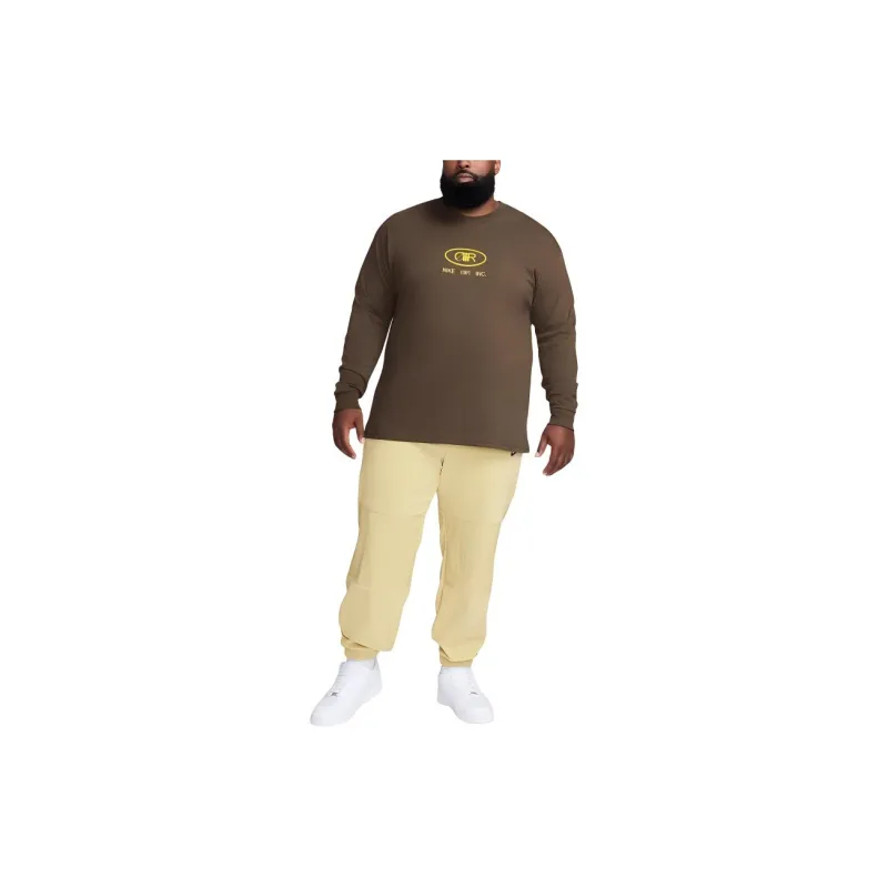 Nike T-Shirts Men Brown-3
