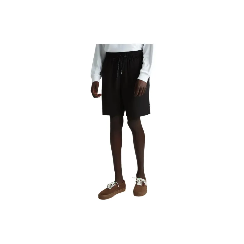 Vans Primary Solid Elastic 17'' Boardshorts Casual Shorts Men's Black-3