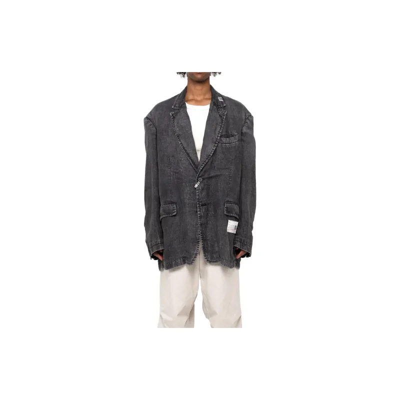 Maison Mihara Yasuhiro Faded Effect Tailored Jacket-3