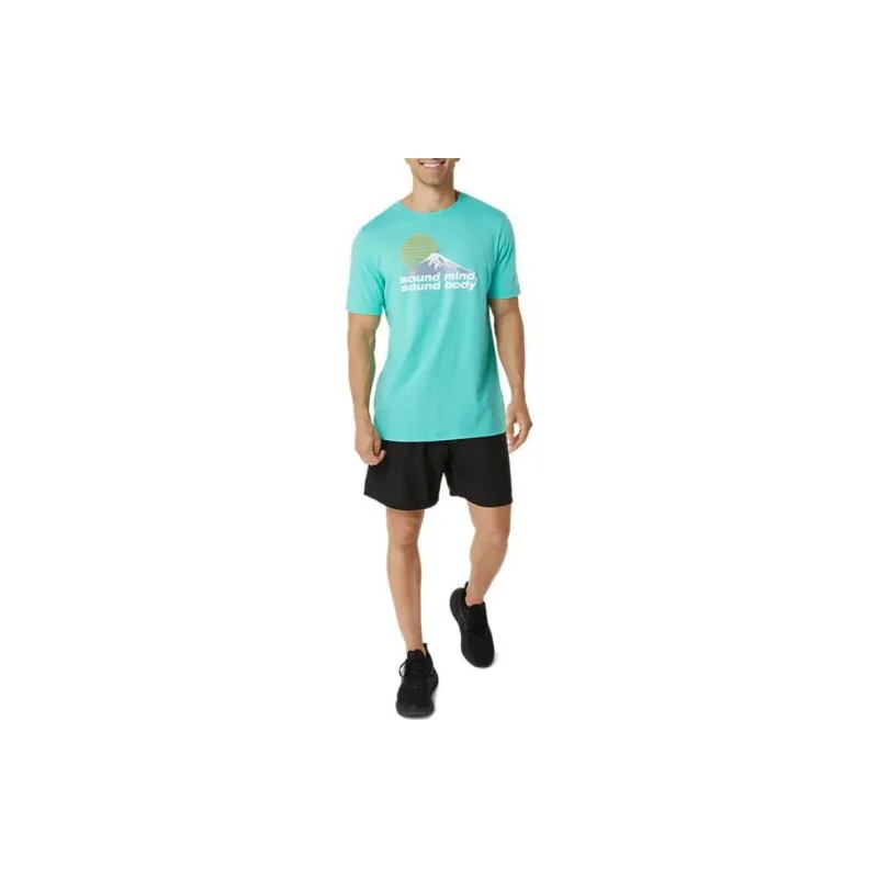 Asics Smsb Journey Tee T-Shirt Men's Green-3