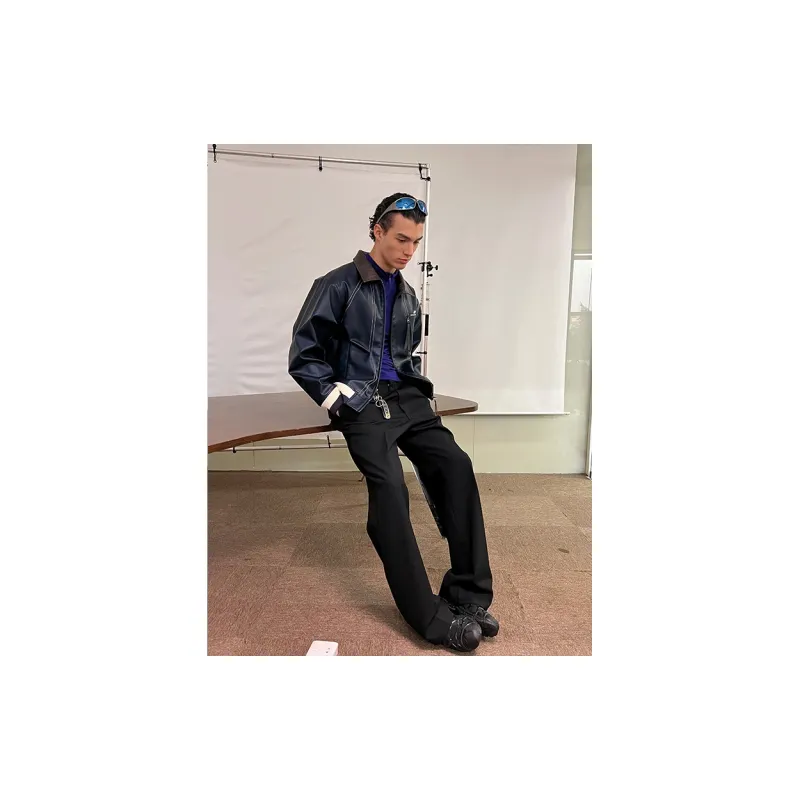 Umamiism Suit Trousers Unisex Black-1