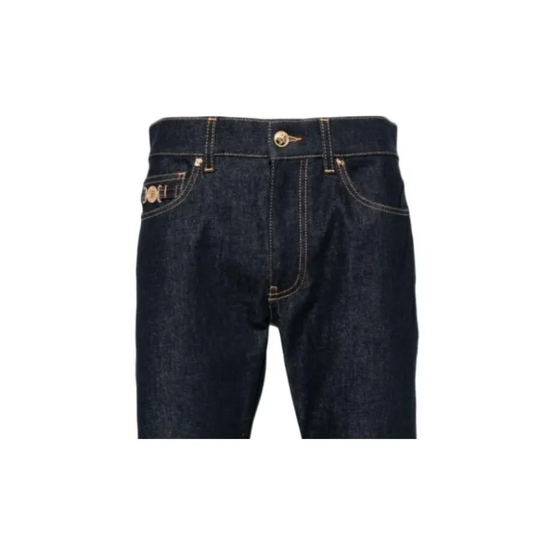 VERSACE Mid Rise Slim Cut Jeans-1