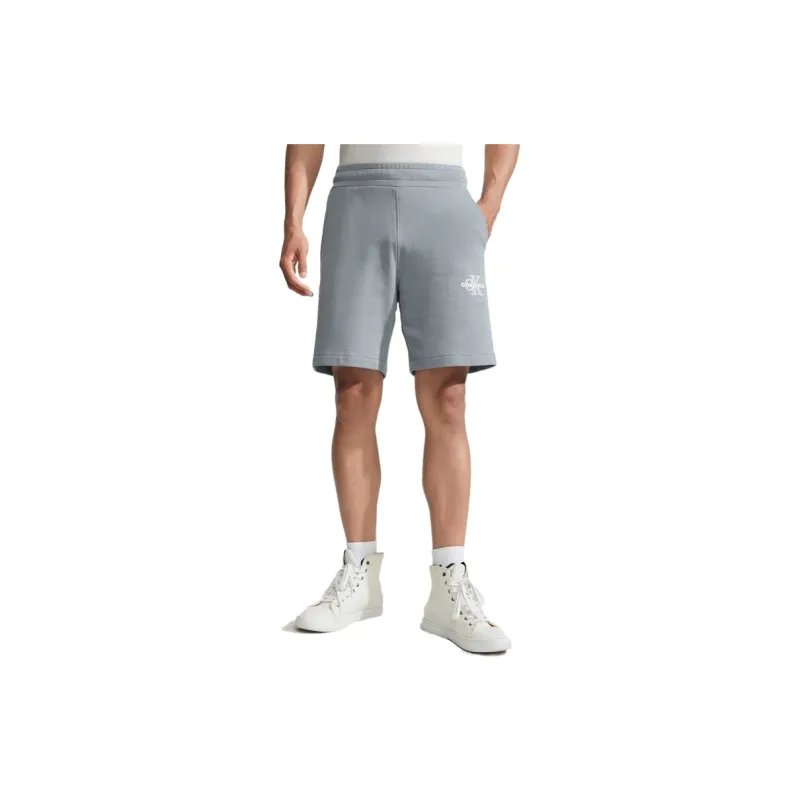 CALVIN KLEIN Casual Shorts Men's Coconut Gray-2