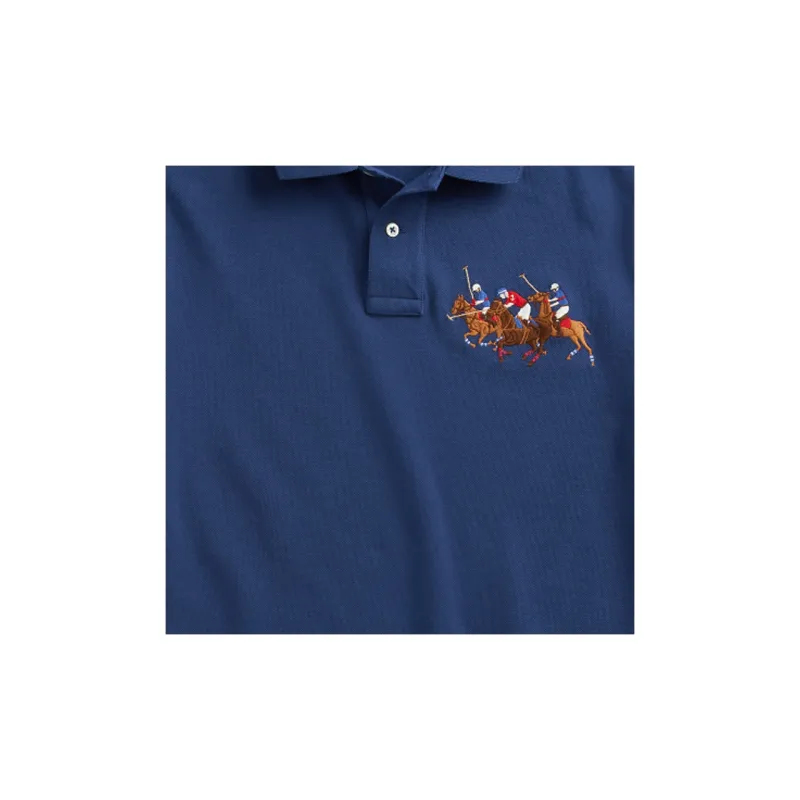 Polo Ralph Lauren Polo Shirt Men's Clearwater Sea Blue-4