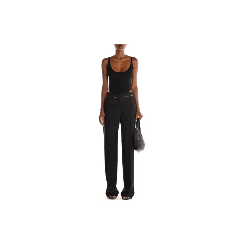 Mugler Hook eye Wide Trousers-2