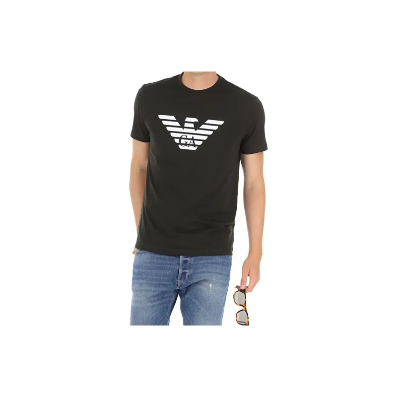 EMPORIO ARMANI Pima jersey T shirt With Logo Print-2