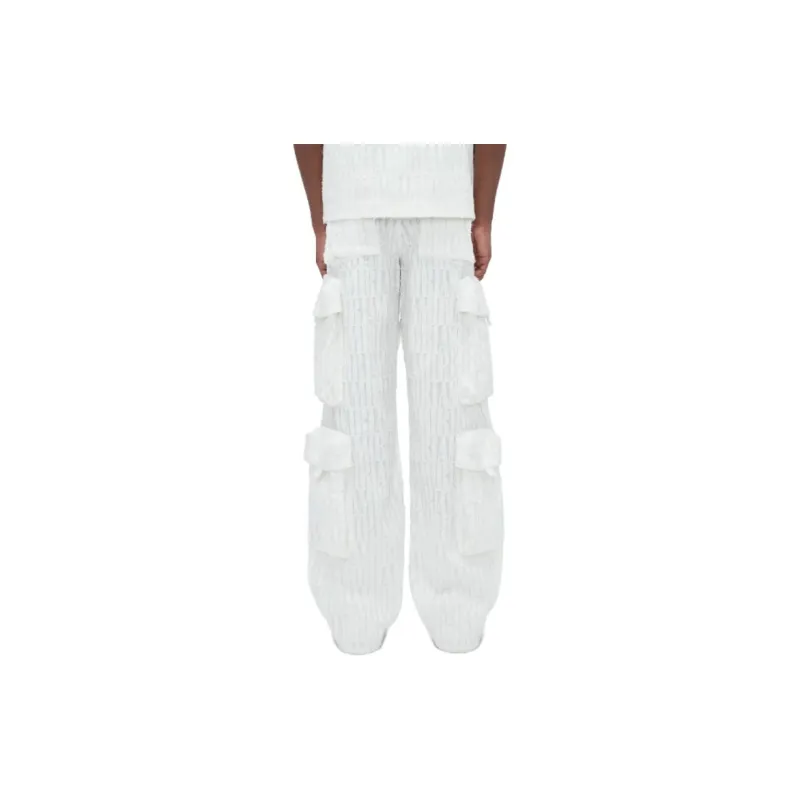 AMIRI Cargo Pants Men White-3