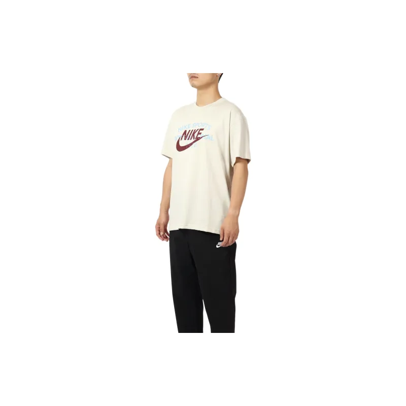 Nike T Shirts Men Light Bone-4