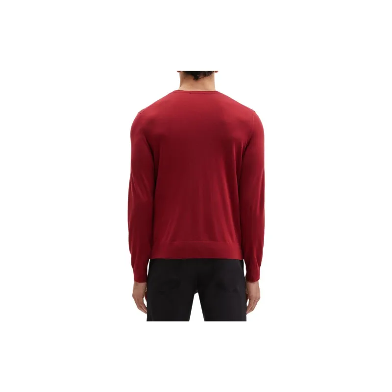 THEORY SS24 Sweater Men's Red Peony-2