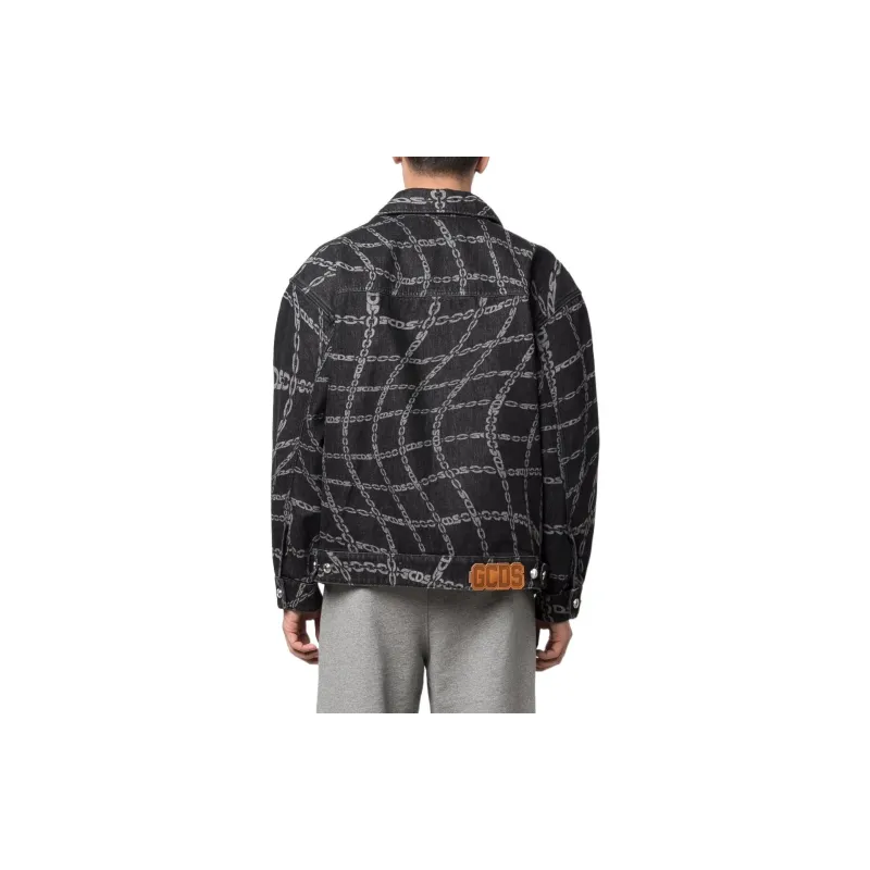 GCDS One Piece Jackets Men Black-2